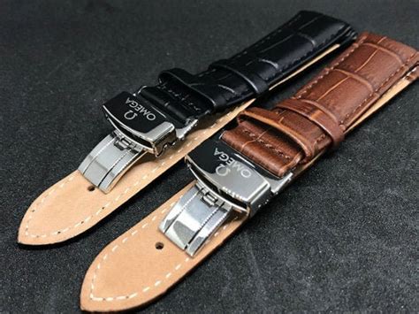 omega watches straps|omega 20mm leather strap.